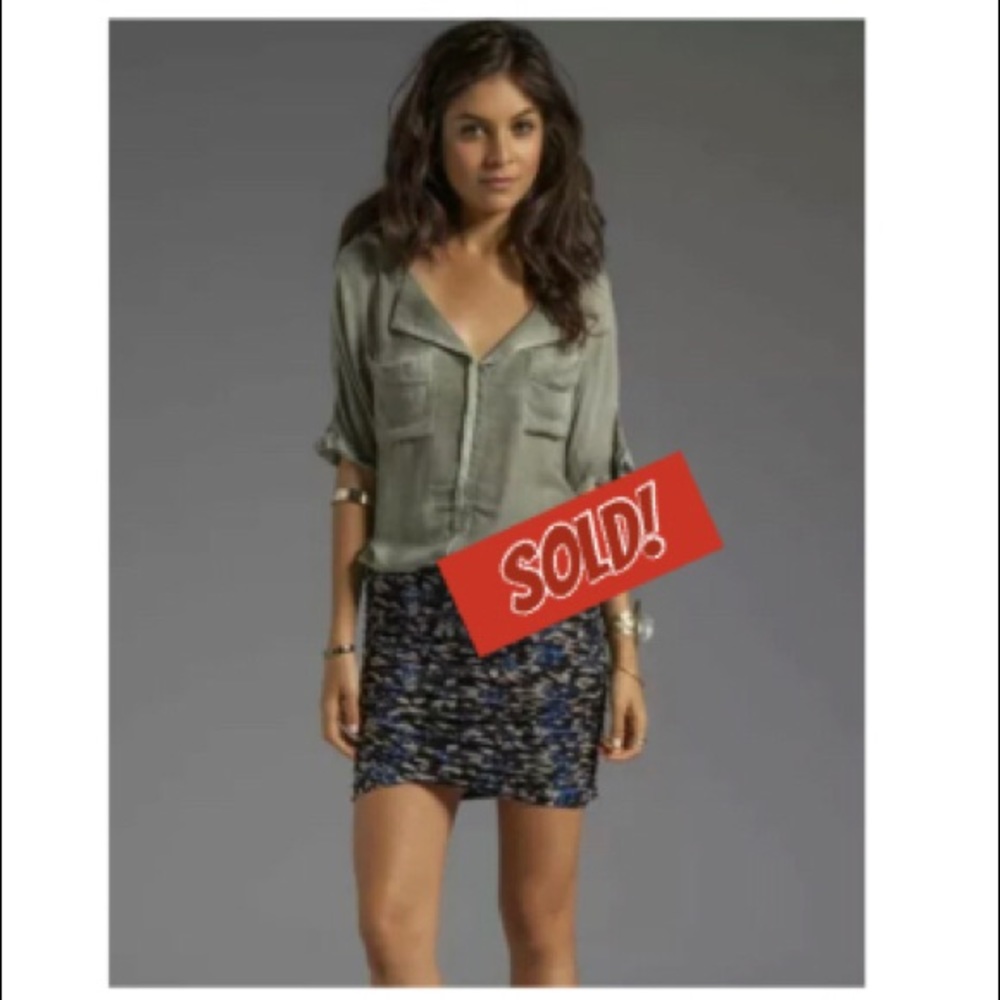 FREE PEOPLE ESSENTIAL SCRUNCH SKIRT NWT FLORAL $88